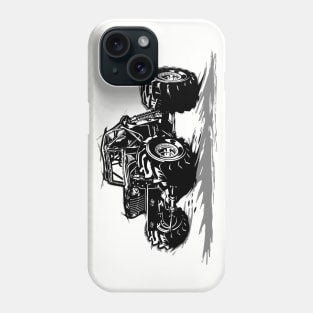 Cartoon monster truck Phone Case