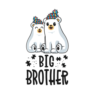 Big Brother Matching Family Autism Awareness Gifts Puzzle T-Shirt