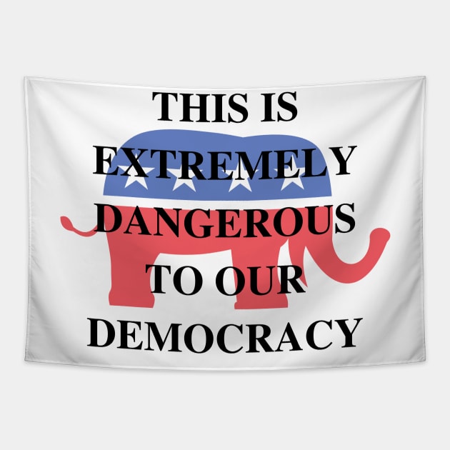 This is extremely dangerous to our democracy. Tapestry by CerberusPuppy