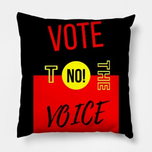 Vote No To The Voice Indigenous Voice To Parliament Pillow