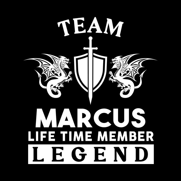 Marcus Name T Shirt - Marcus Life Time Member Legend Gift Item Tee by unendurableslemp118