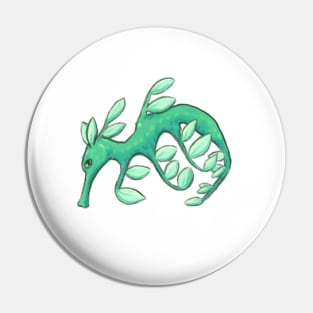 Sea Dragon - Leafy Sea Horse Green Sea Dragon Design Pin