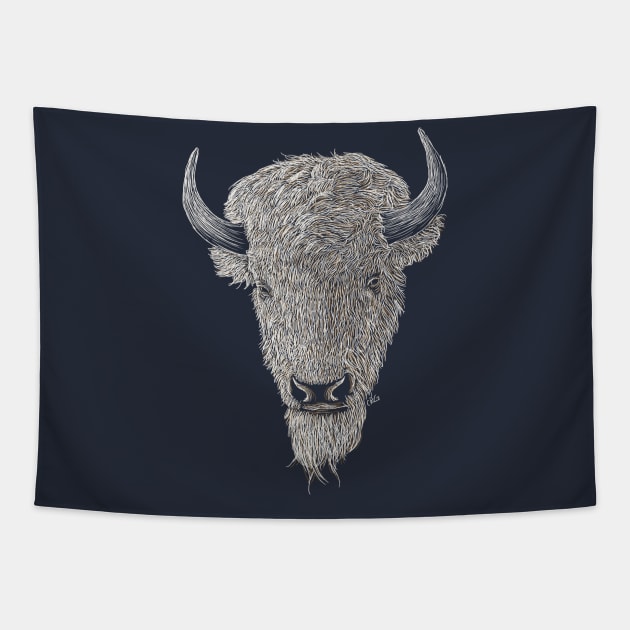 American Buffalo Tapestry by Walking in Nature