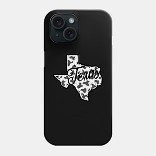 Cow Pattern Farmer Men Women State Texas Phone Case