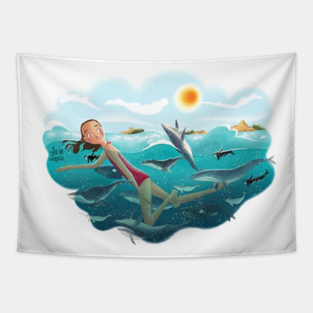 Summer Tapestry by Lu Lapin