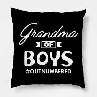 Grandma of boys #outnumbered Pillow