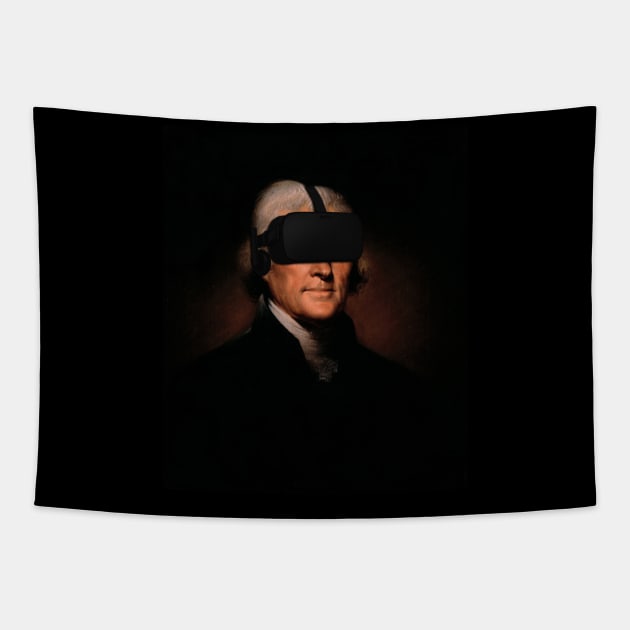 Thomas Jefferson VR Tapestry by phneep