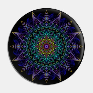 Crystal Mandala Pin