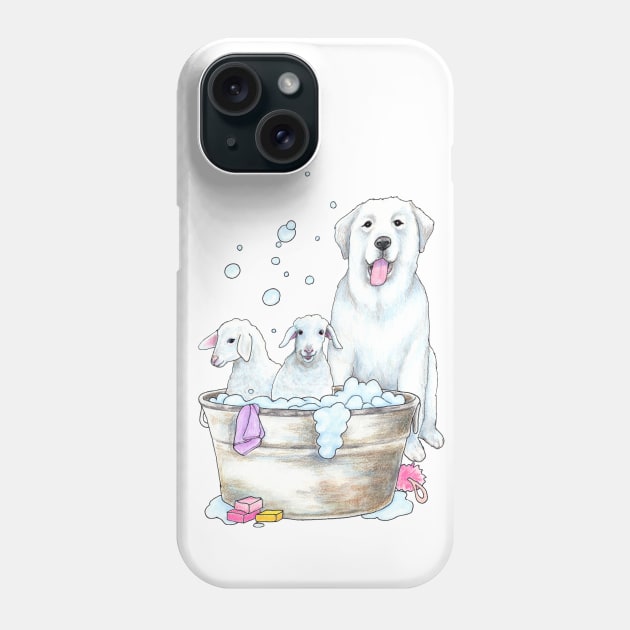 Wash Tub Kids Phone Case by Julie Townsend Studio