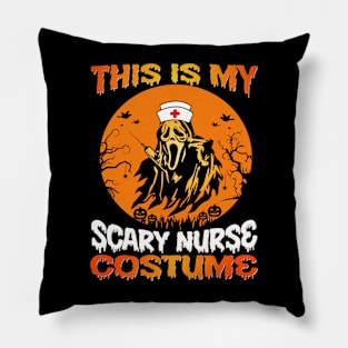 This is my scary nurse costume Pillow