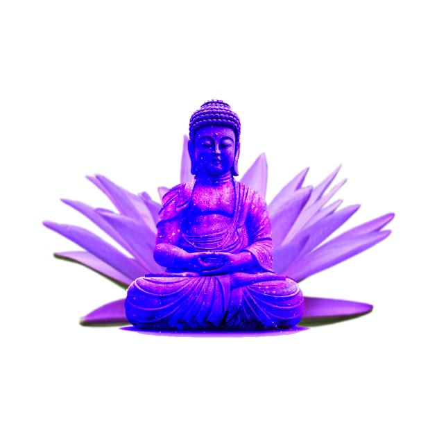 Purple Buddha by emma17