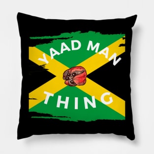 Yaad Man Thing Design Pillow