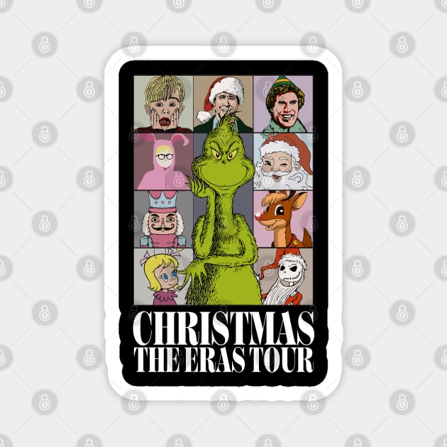 Christmas The Eras Tour Christmas Family And Merry Grinchmas Magnet by TrikoGifts