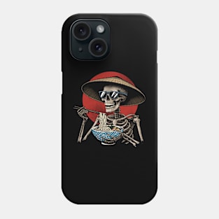 Eternal Noodle Feast: Skele-Ramen Delight Phone Case