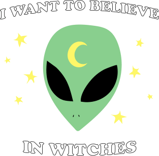 I Want To Believe In Witches Magnet