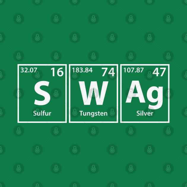 Swag (S-W-Ag) Periodic Elements Spelling by cerebrands