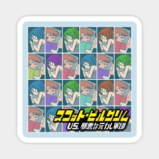 The Colors of Scott Pilgrim Magnet