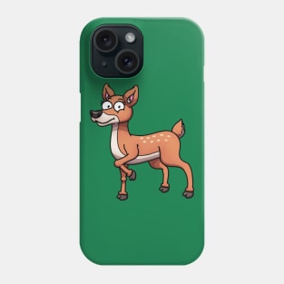 Cute Happy Cartoon Female Deer Phone Case