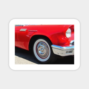 Red Ford Thunderbird - Classic Hot Rod Magnet