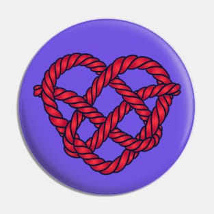 Heart Knot Pin