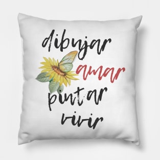 Dibujar amar pintar Pillow