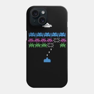 Retro Space Invasion Phone Case