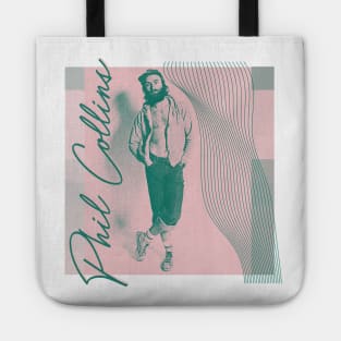 Phil Collins is cooler than you /// Vintage Style Aesthetic Design Tote