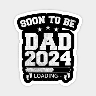 Soon To Be Dad 2024 Loading Baby Feet Magnet