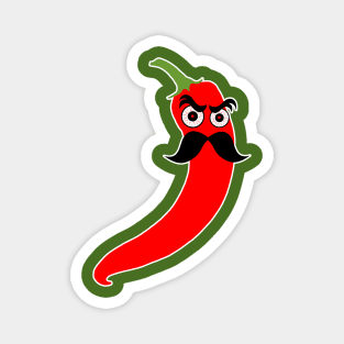 Angry Chili Pepper Magnet