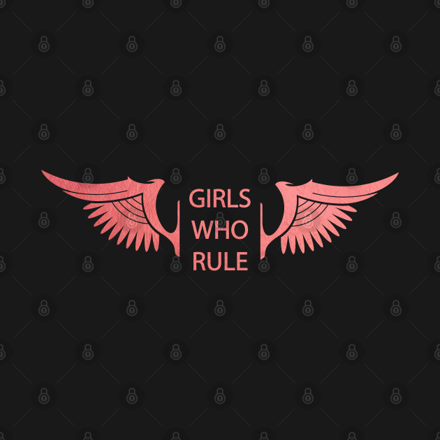 Disover Girls Who Rule Girl Power Pink Wings - Girl - T-Shirt