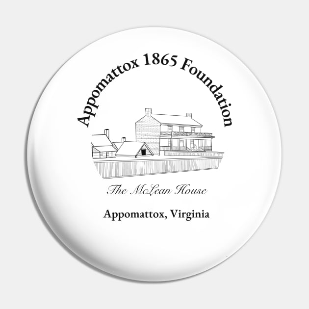 The McLean House Pin by Appomattox 1865 Foundation