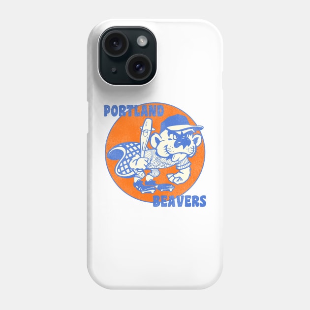 Defunct Portland Beavers Baseball Team Phone Case by Defunctland