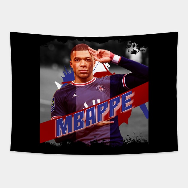 Mbappe, france striker poster - Mbappe - Tapestry