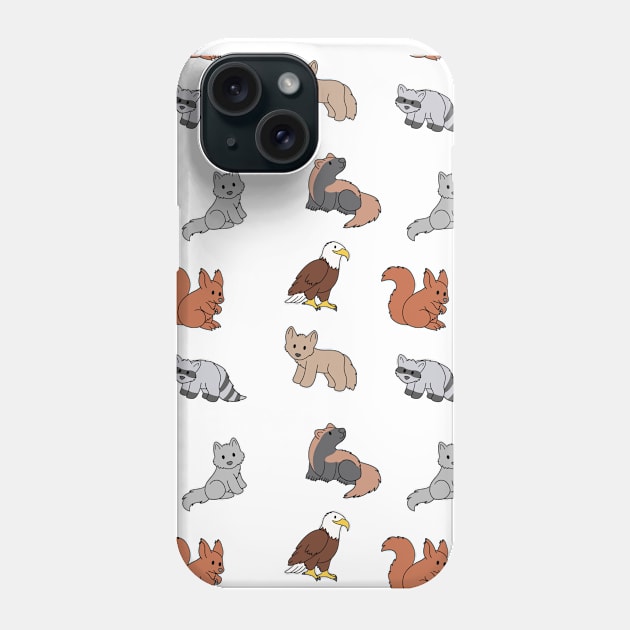 American Animal Pattern Phone Case by BiscuitSnack