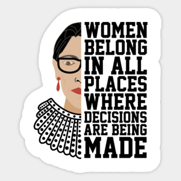 Notorious RBG (Ruth Bader Ginsburg) - Rbg - Sticker | TeePublic