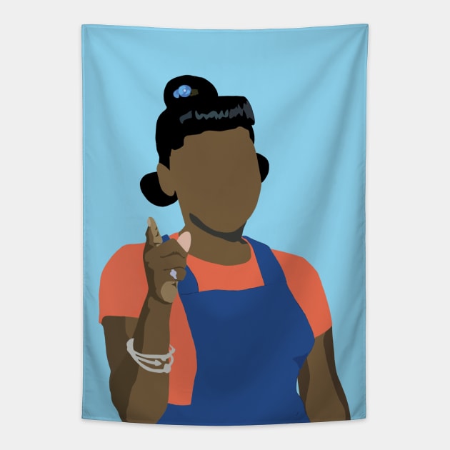 What's Happening Tv Show Black Girl Little Sister Tapestry by gerasute