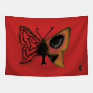 Skull butterfly Tapestry