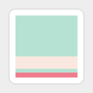 A fine confection of Faded Pink, Light Blue Grey, Misty Rose and Carnation stripes. Magnet