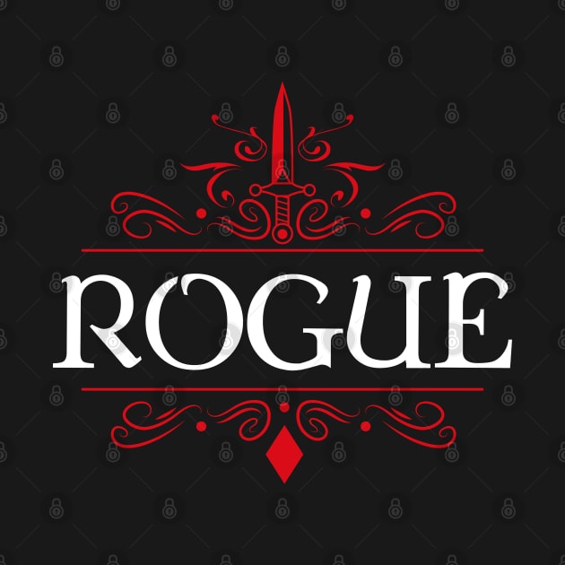 Rogue Game Night Uniform Tabletop RPG Character Classes Series by pixeptional