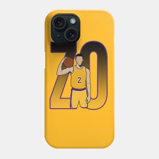 Lonzo Ball 'ZO' - Los Angeles Lakers Phone Case