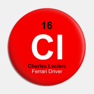 Charles Leclerc Driver Element Pin