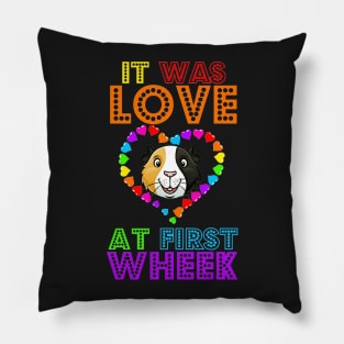 It Was Love at First Wheek Pillow