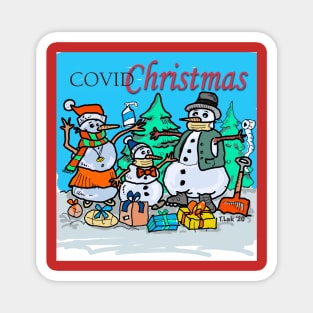 COVID Christmas Magnet