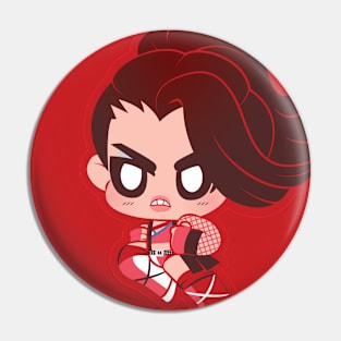 Warrior Queen Wrestler - Knee Strike Pin