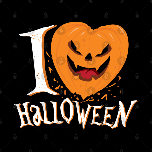 I Love Halloween Design by Hotshots