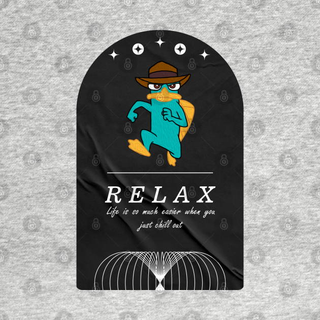 Discover perry the platypus relax 02 - Relax - T-Shirt