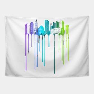 City Drip Tapestry