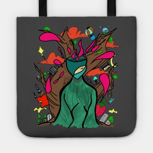 Open your mind Modern Japonism inspired Tote