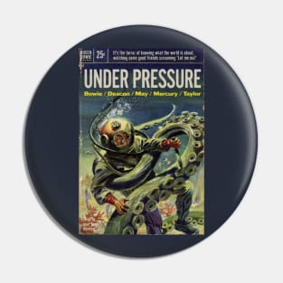 Vintage Sci Fi Book Cover - Under Pressure Pin