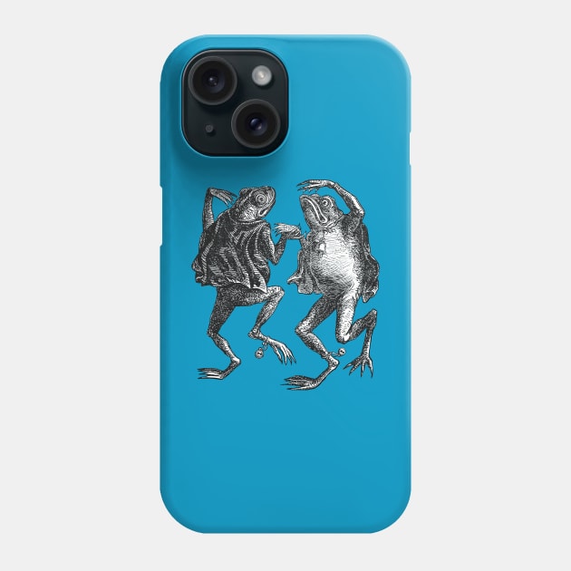 Toads Dancing On The Sabbath Dictionnaire Infernal Illustration Phone Case by taiche